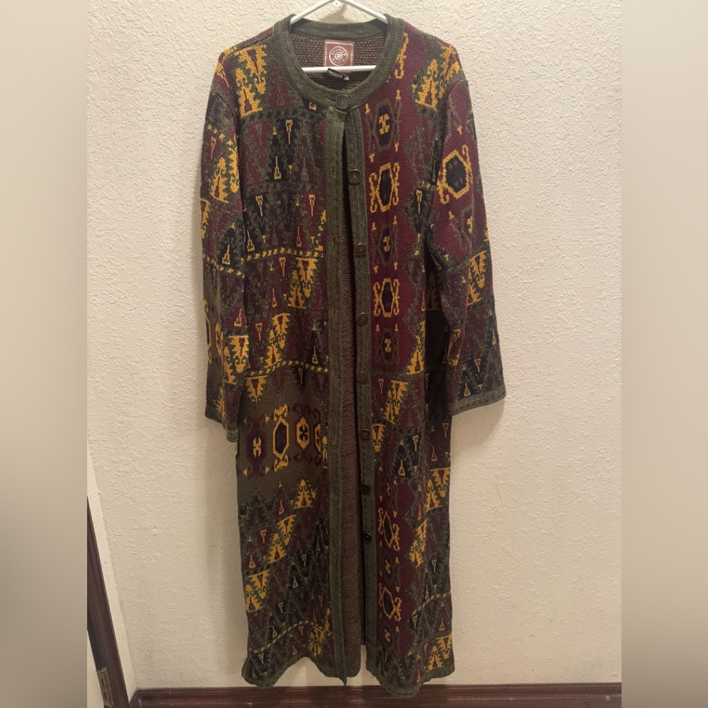 Double D Ranch Multicolor Patterned Coat